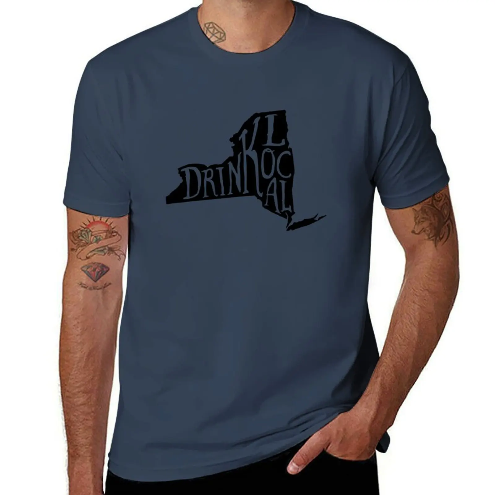 

Craft York New Outline Drink Local Beer State T-Shirt Retro Graphic Print T-Shirt