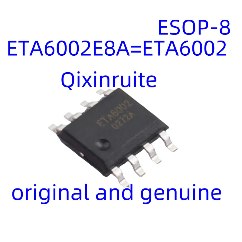 Qixinruite  Brand new original ETA6002E8A=ETA6002 ESOP-8 lithium battery switch battery management integrated circuit chip IC