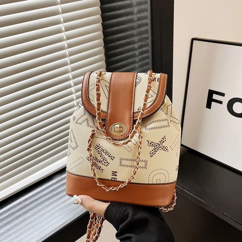 

2023 New Women's Backpack Fashionable High Quality Women's Handbag High Quality Printed Versatile Large Capacity Women's Bag