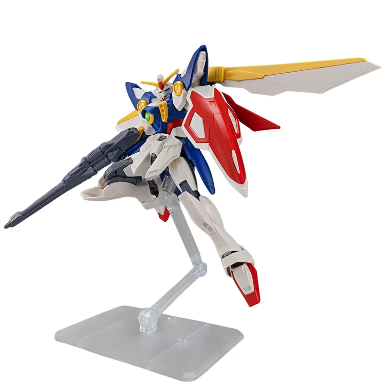 Spot Directe Levering Bandai Originele Anime GUNDAM Model EG 1/144 XXXG-01W WING GUNDAM Action Figure Montage Speelgoed Voor Kinderen Gift