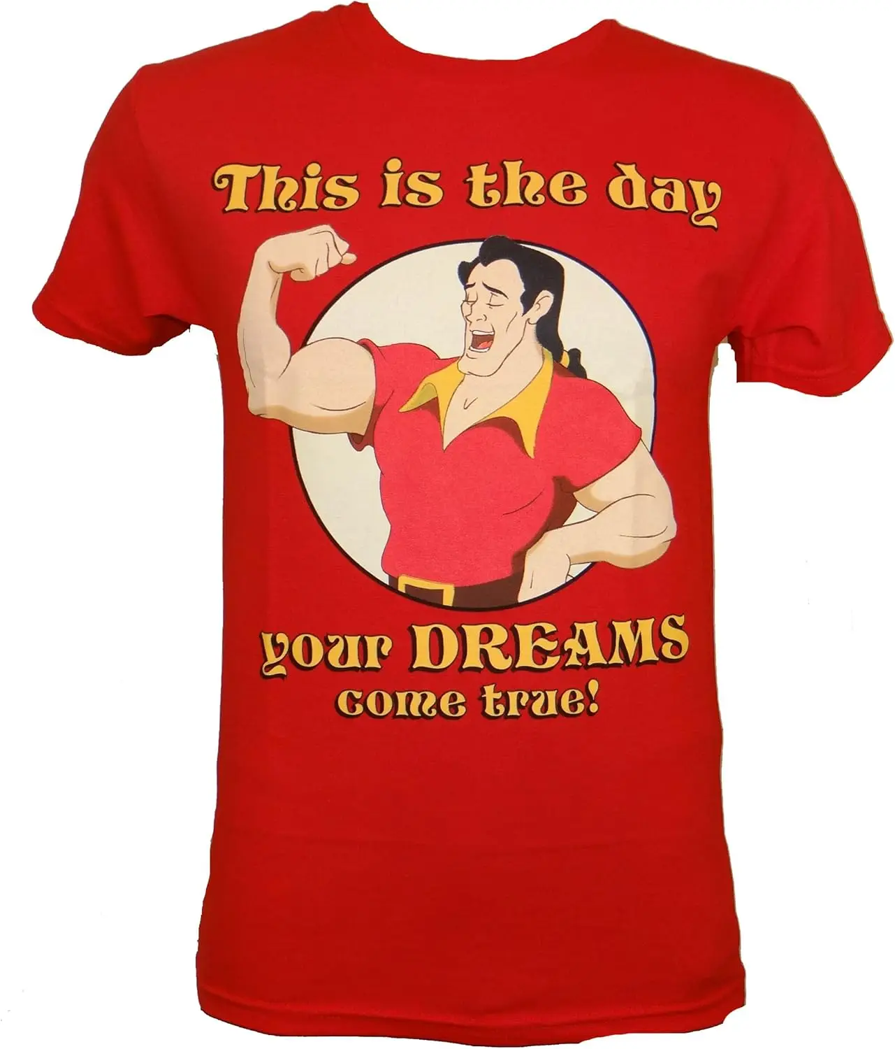 Mighty Fine Gaston Dreams Come True Red T-Shirt (Adult Medium)