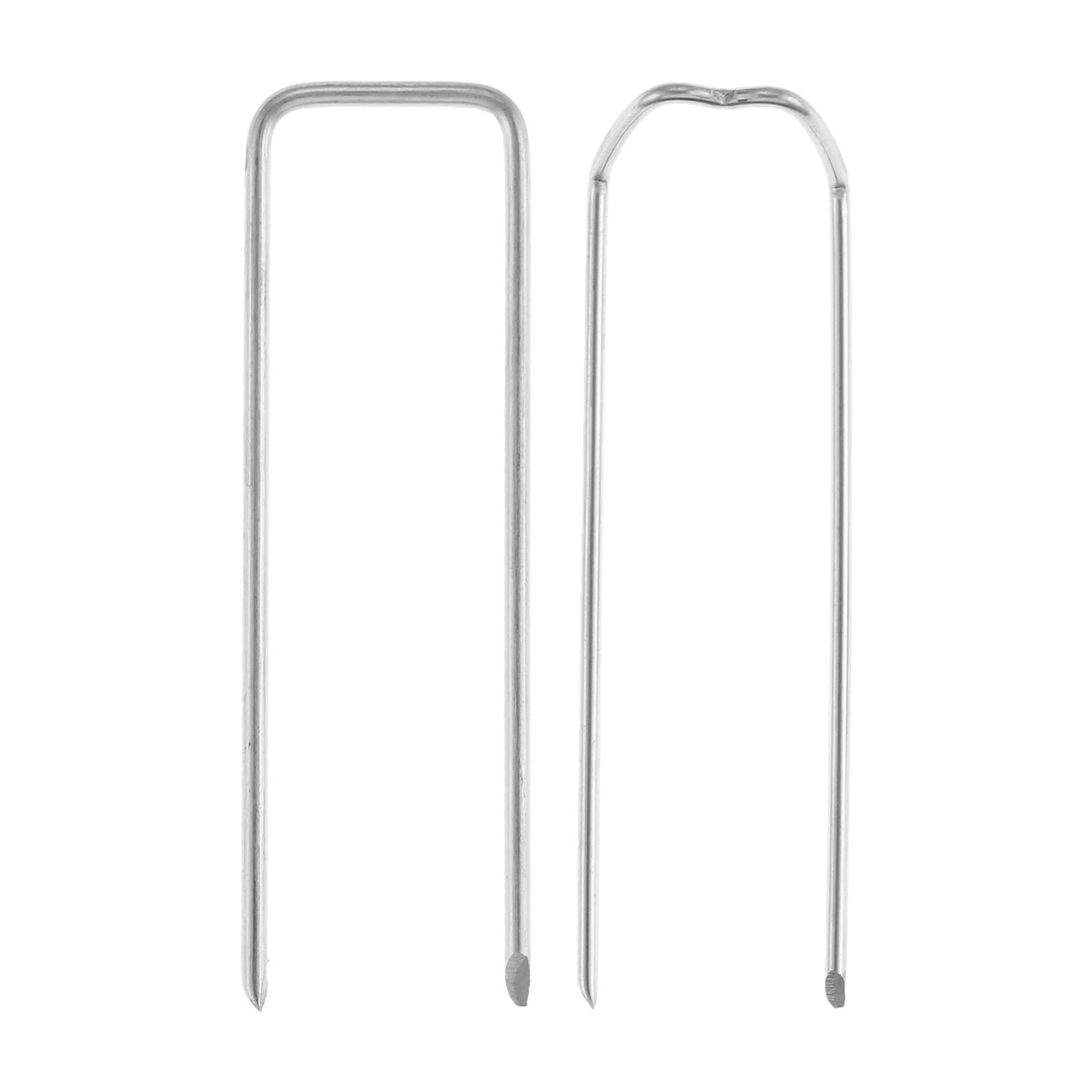100PCS Galvanized M/U Type Wreath Pins For Fixing Long Plant Vines Classroom Teaching Home And Kitchen Decoration Accessories