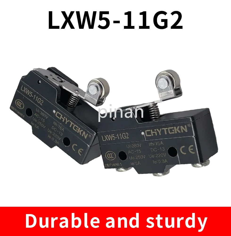 LXW5-11G2 3 Screw Terminals Momentary Lever Roller Micro Limit Switch