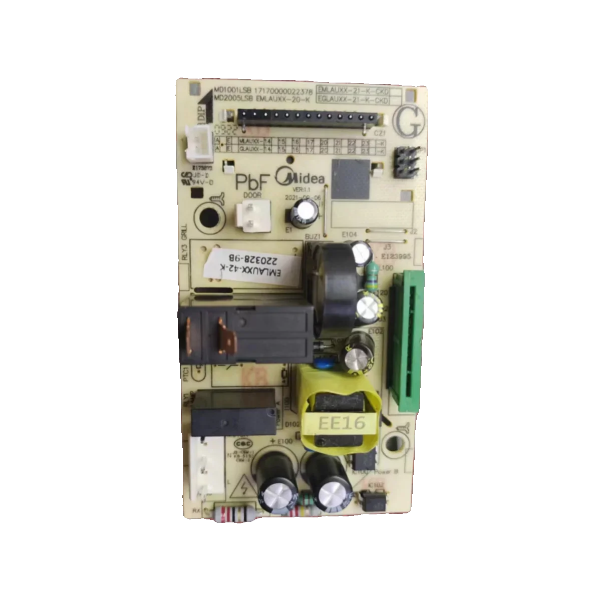 EMLAUXX-42-K 1Pcs for Midea M1-L213C Black Microwave Oven PM2001 Main Board Computer Board