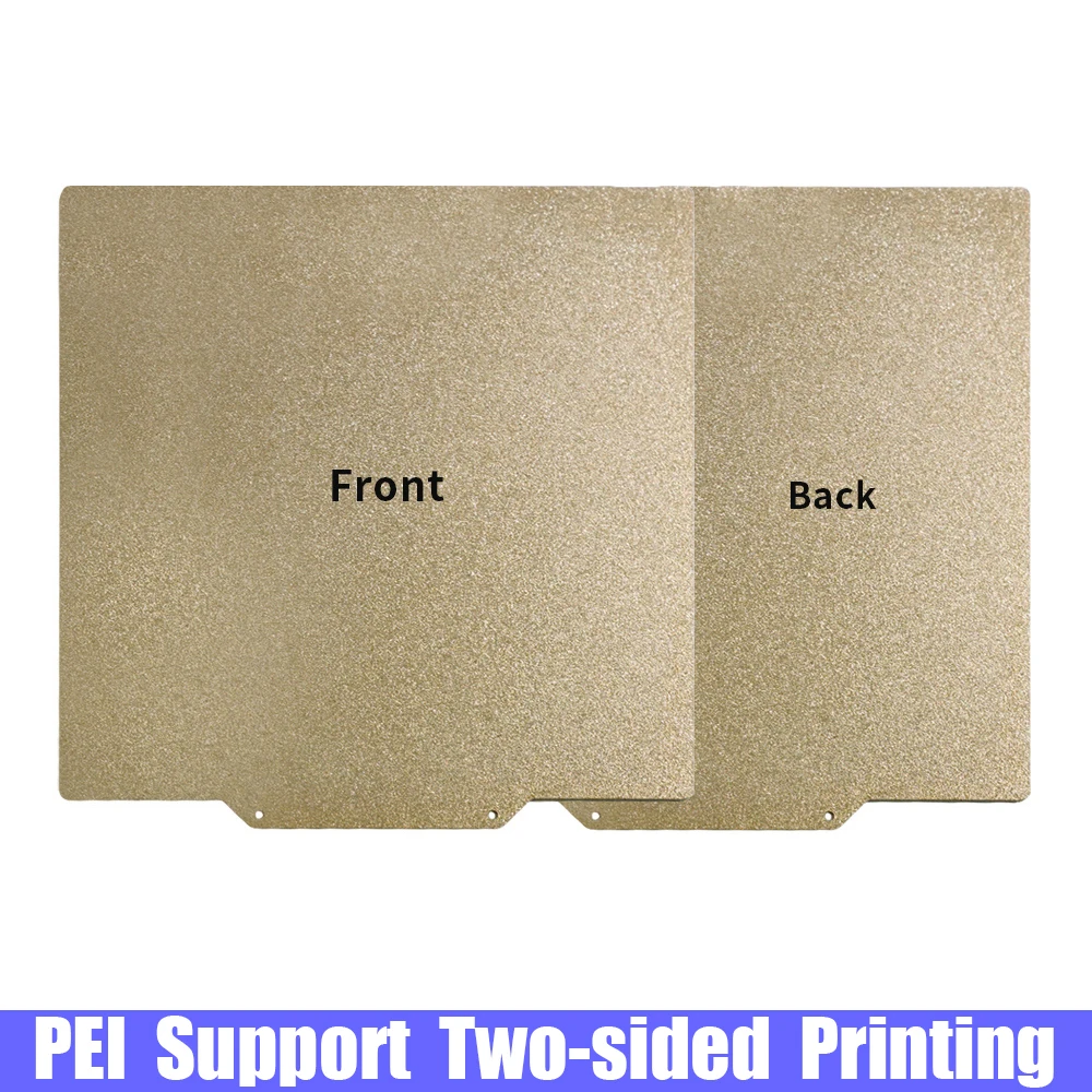 

Double Sided Print Texture PEI Flex Magnetic Base 3D Printer Heatbed PEI Removal Spring Steel Sheet Hotbed 220/235/257/310/350mm