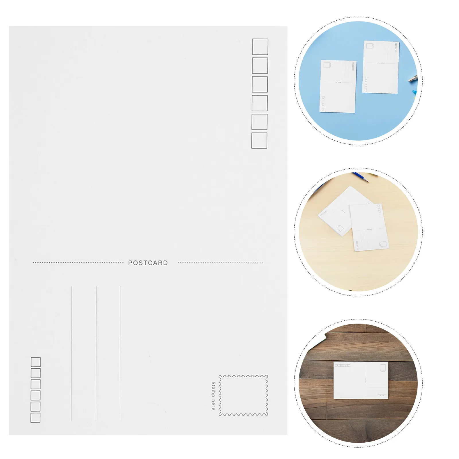 120Pcs Postcards Blank White Cardstock Printable for Mailing Watercolor Art DIY Invitations Travel Souvenirs Printable Cardstock