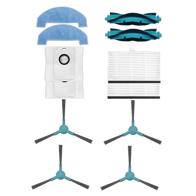 

ABUH-Sweeping Robot Suitable For 2499 Parts Main Side Brush Filter Screen Dust Bag Cleaning Rag.