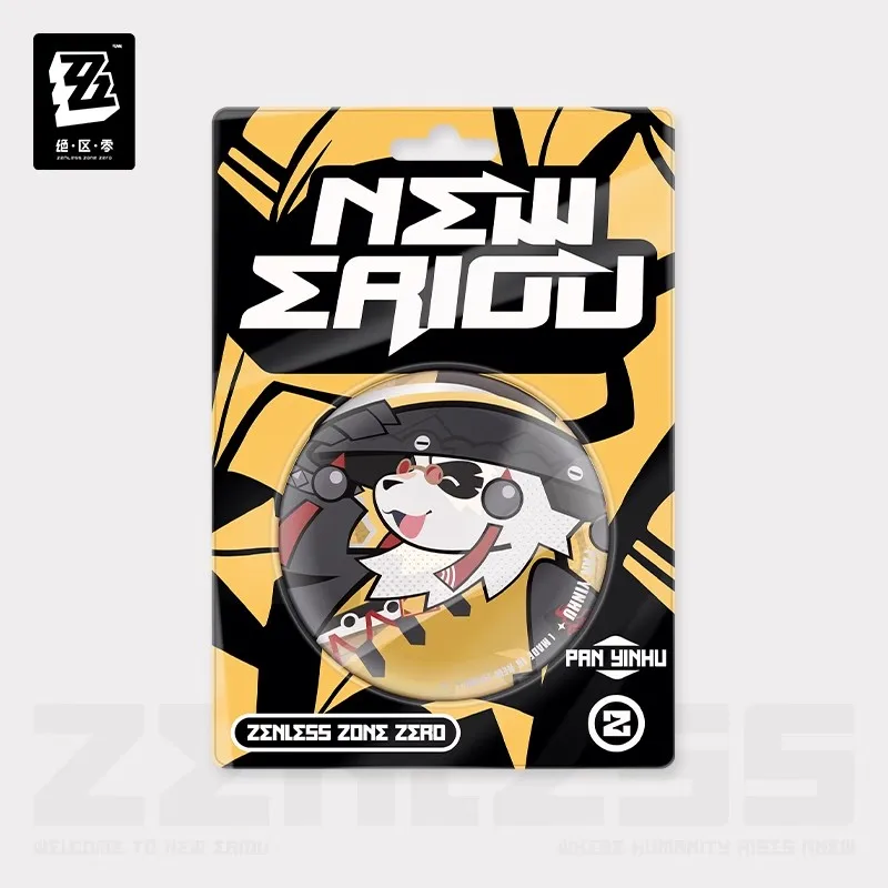 [Genuine] miHoYo Game Zenless Zone Zero Q-version Tinplate Badge Yixuan Pan Yinhu Anime Brooch Yunkui Summit Cosplay Xmas Gifts 4