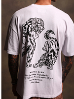 DARC WOLVES Men's Oversized T-Shirt Summer New Sports Fitness Cotton Crew Neck Short Sleeve Tops Gym Running Training Tee Shirts