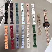 Silicone Strap for Samsung Galaxy watch 6 5/pro/4/Classic/3/Active 2 43 47mm sport bracelet huawei gt 2-2e-3 22mm 20mm watchBand