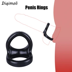 Soft Stretchable Penis Rings Delay Ejaculation Semen Lock Ring Cock Rings Sex Toys for Men Sexual Endurance Training Dick Rings