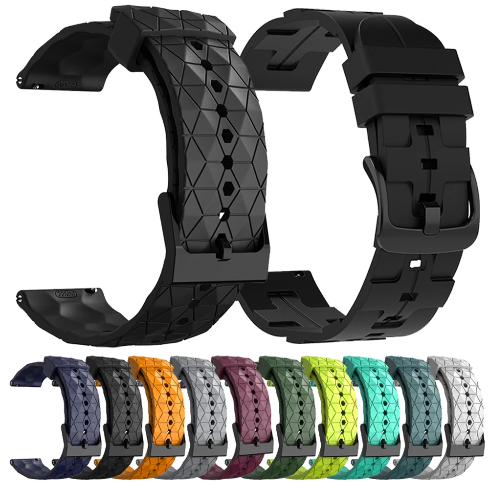 22mm 20mm Silicone Watch Band for Huawei Watch GT 2 3 42mm GT4 46mm Soft Strap Bracelet Watchband for Samsung Galaxy Watch 6/5/4