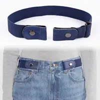 No Buckle Invisible Belt for Men and Women, Fashion Accessories Comfortable for More Family, Jeans and Pants Elastic Belt
