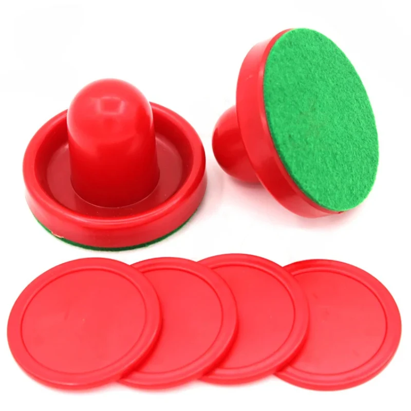 Accesorios para Air Hockey: Palos de 76mm y Disco Superior para Mesa de Air Hockey, 1/2 set