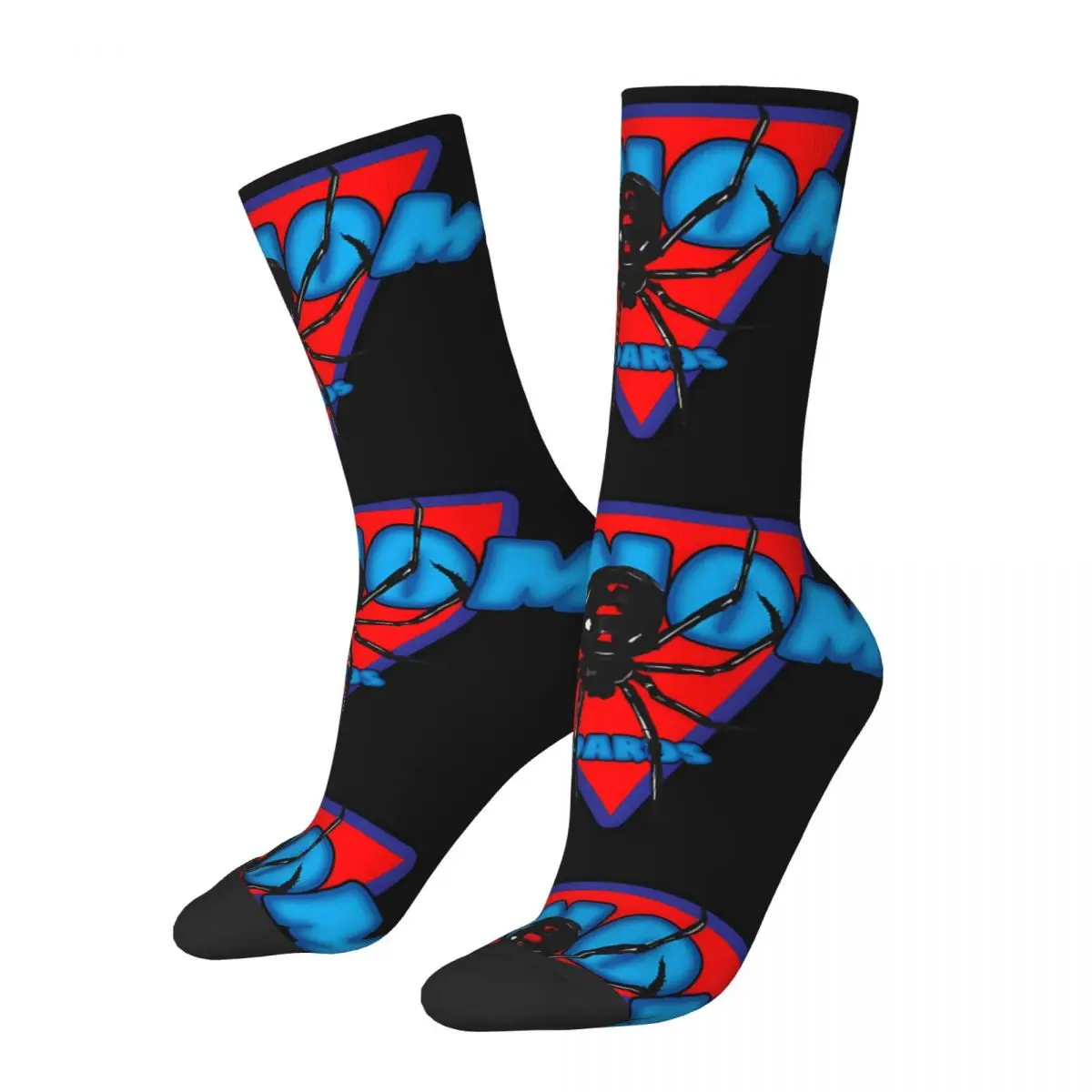 Hip Hop Retro Spider Crazy Men's compression Socks Unisex Marvel Venom Harajuku Seamless Printed Funny Novelty Happy Crew Sock