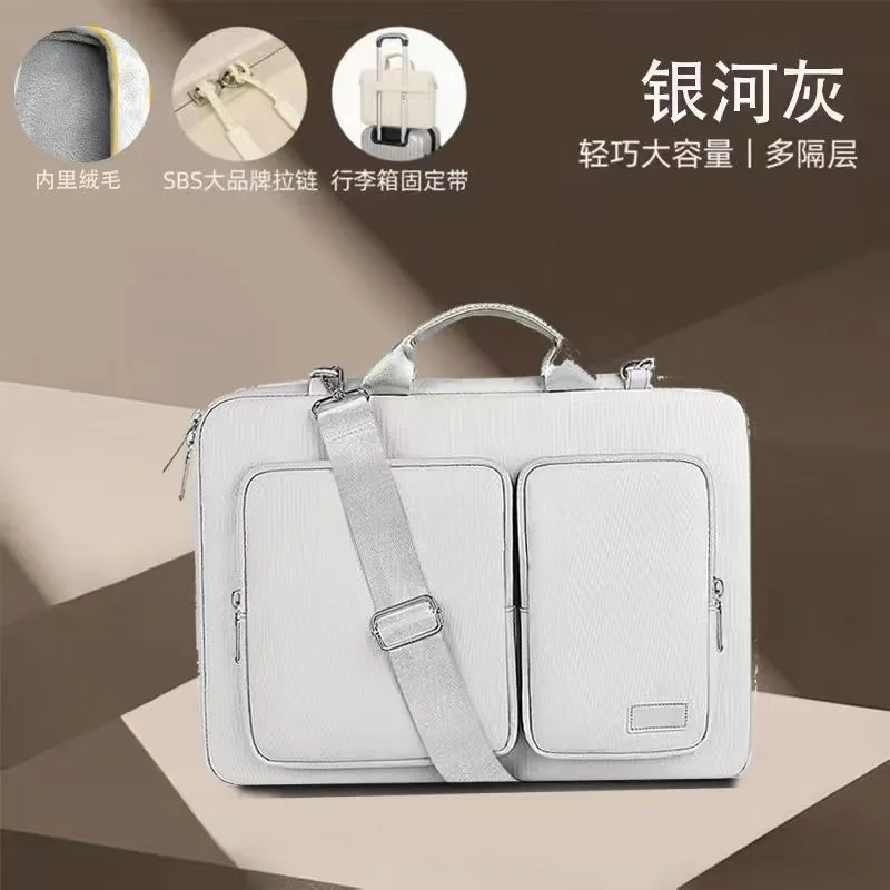 Laptop bag handle inner bag 16-inch suitable for Apple Lenovo shoulder bag large capacity.