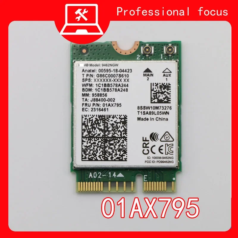 Original 9462ngw bluetooth 730 for thinkpad l390, l390, yoga thinkcintere a540, ideapad s, l340, s145, s340, s530, 01ax795