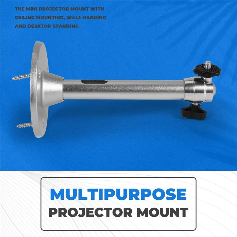 ●Mini Projector Ceiling Mount,Projector Hanger Compatible For DR.J VANKYO QKK Projector/CCTV/Webcam/Carmera Load 11 Lbs