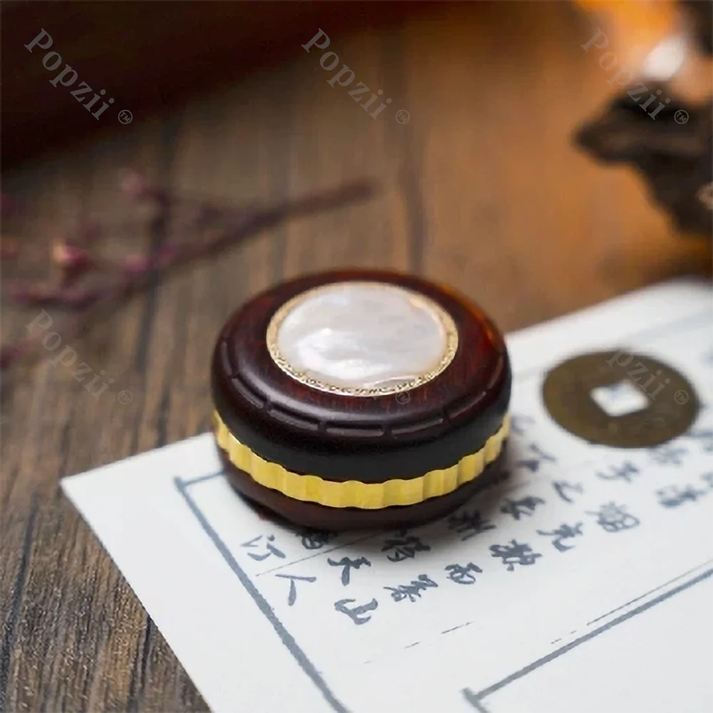 YueXiang EDC YueXiang-moneda magnética de palisandro birmano para adultos, juguete para aliviar el estrés, aparatos para aliviar el estrés en la oficina, juguetes para la ansiedad