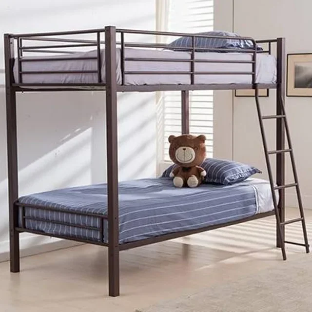 

l # SLEEPER BUNK BED FRAME DOUBLE DECKER METAL TWIN 2 CHILDREN'S BUNK BED