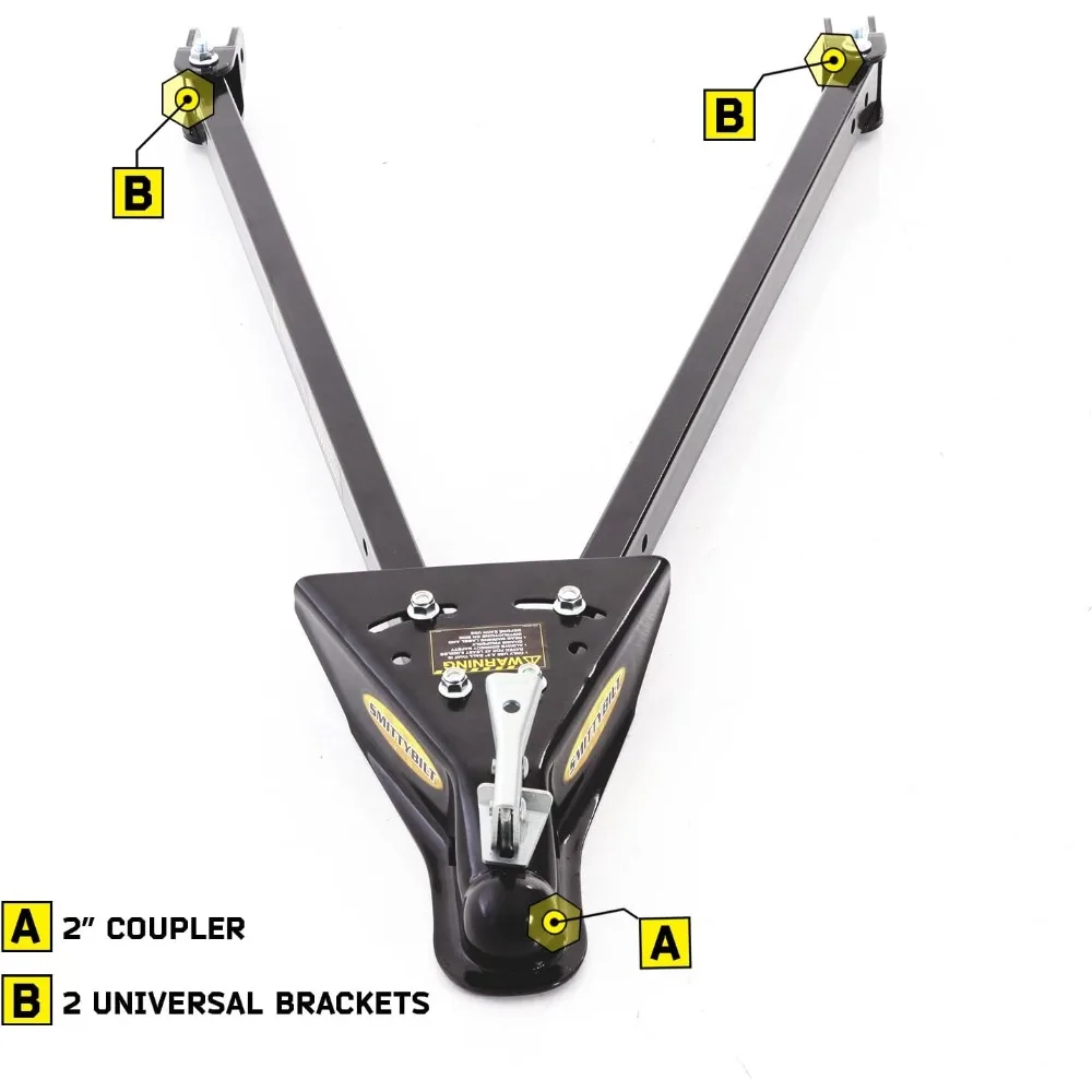 طقم قضيب سحب قابل للتعديل لسحب المركبات المحسنة #2