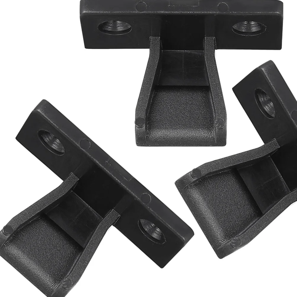 20 قطعة موصلات ركن الخزانة البلاستيك دفع على دعامات التثبيت السريع للأثاث خزانة تصاعد الأجهزة سريعة تناسب