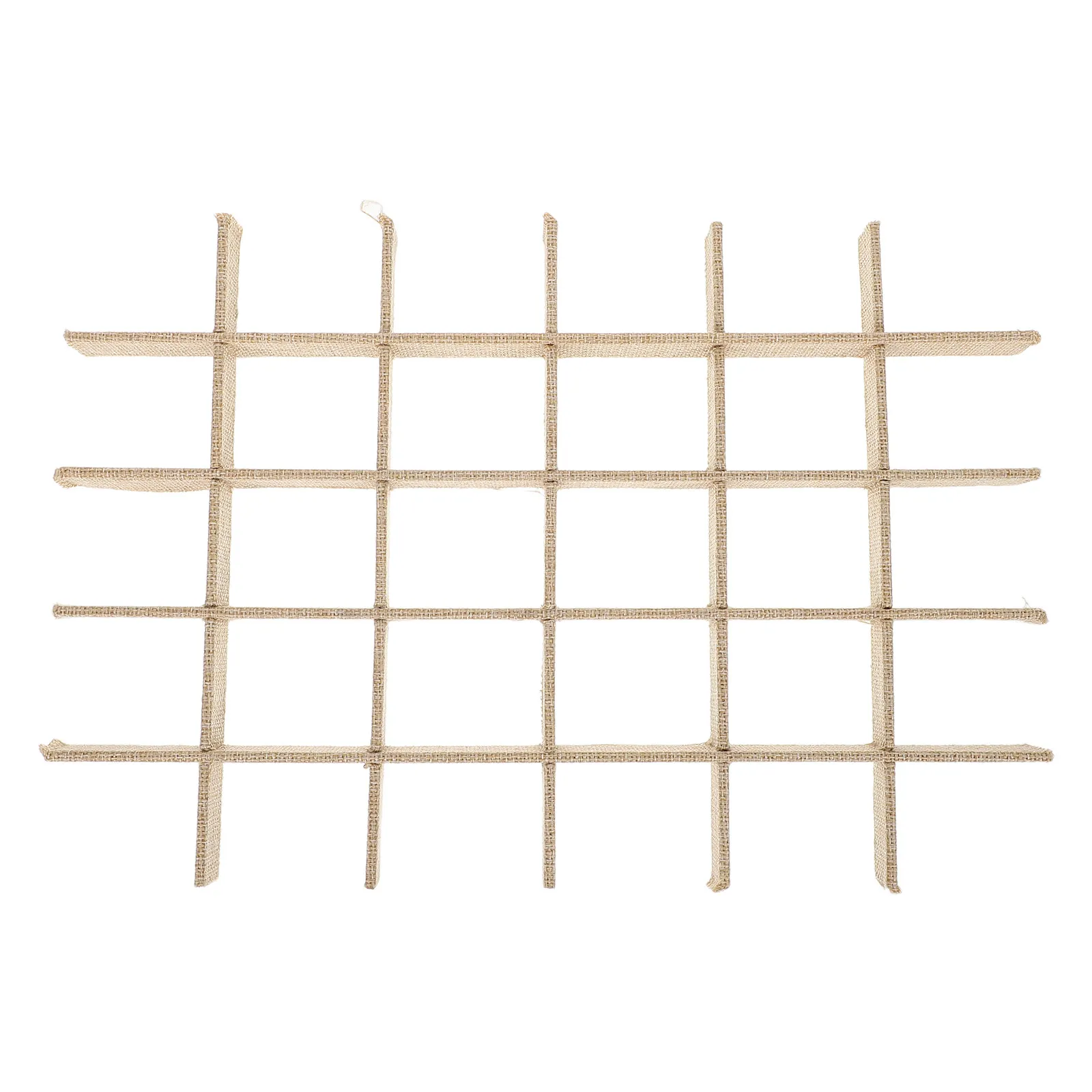 30-Grid Jewelry Tray Divider Insert Fits 35x24cm Boxes Adjustable Compartments for Necklaces Rings Bracelets Earrings Drawer