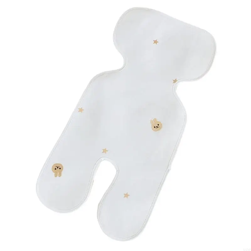 L5YF الطفل يدفع باليدين مقعد بطانة عالمية تناسب عربة بطانة الصيف مقعد السيارة إدراج وسادة #2