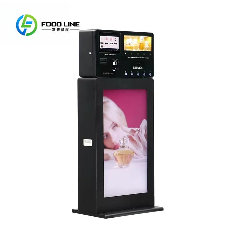 Customized Automatic perfume dispenser, perfume spray vending machine with intelligent software