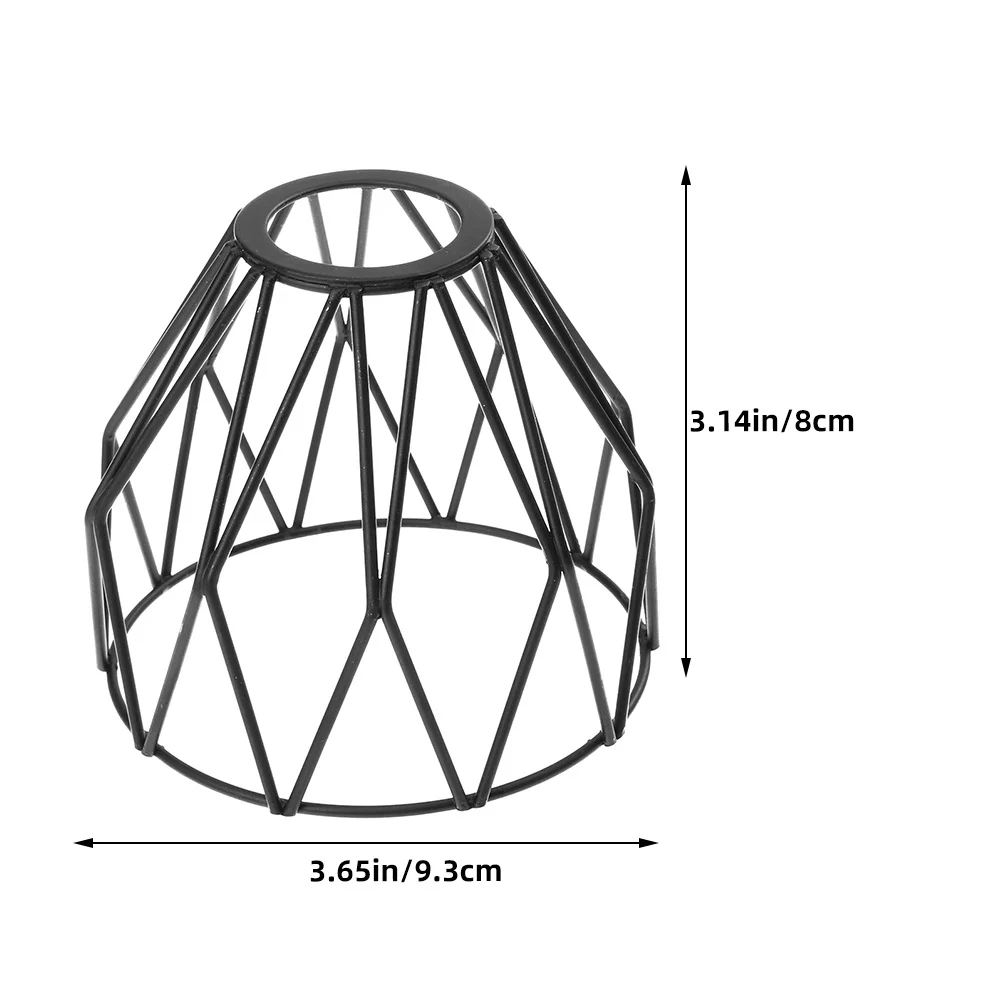 2 шт., подвесные светильники, абажуры из кованого железа, защита для клетки для подвесных светильников, железная клетка, абажур, освещение