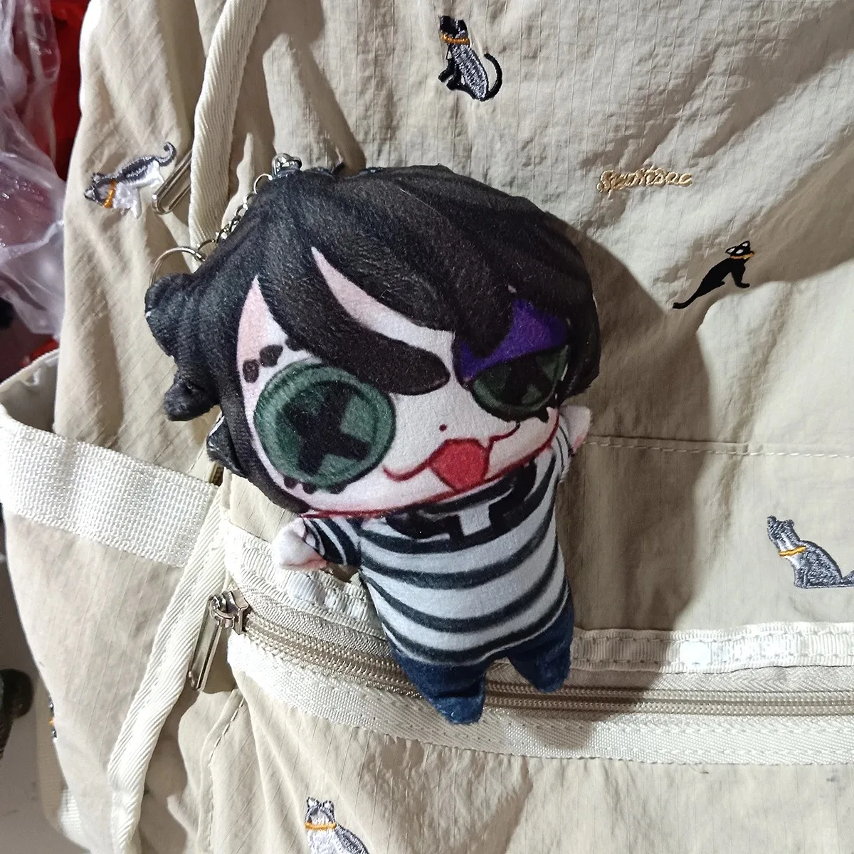 شخصية خامسة نسخة Q تأثيري لطيف صرير دمية قلادة لوكارلا فريق عضو أفخم دمية