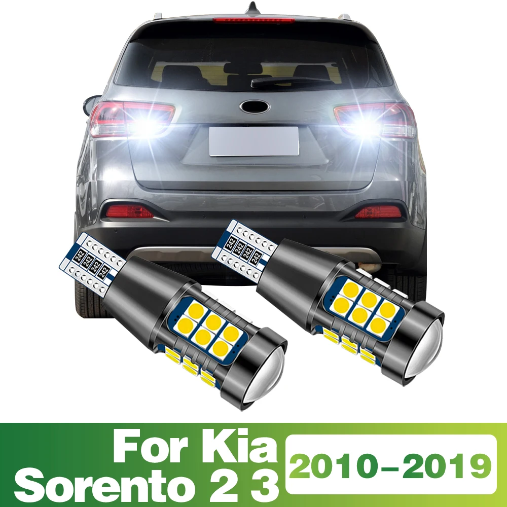 

2 Pcs T15 Signal-Lamp LED Bulb Car Reverse Light Tail Lamp For Kia Sorento 2 3 2010 2011 2012 2013 2014 2015-2019 Accessories