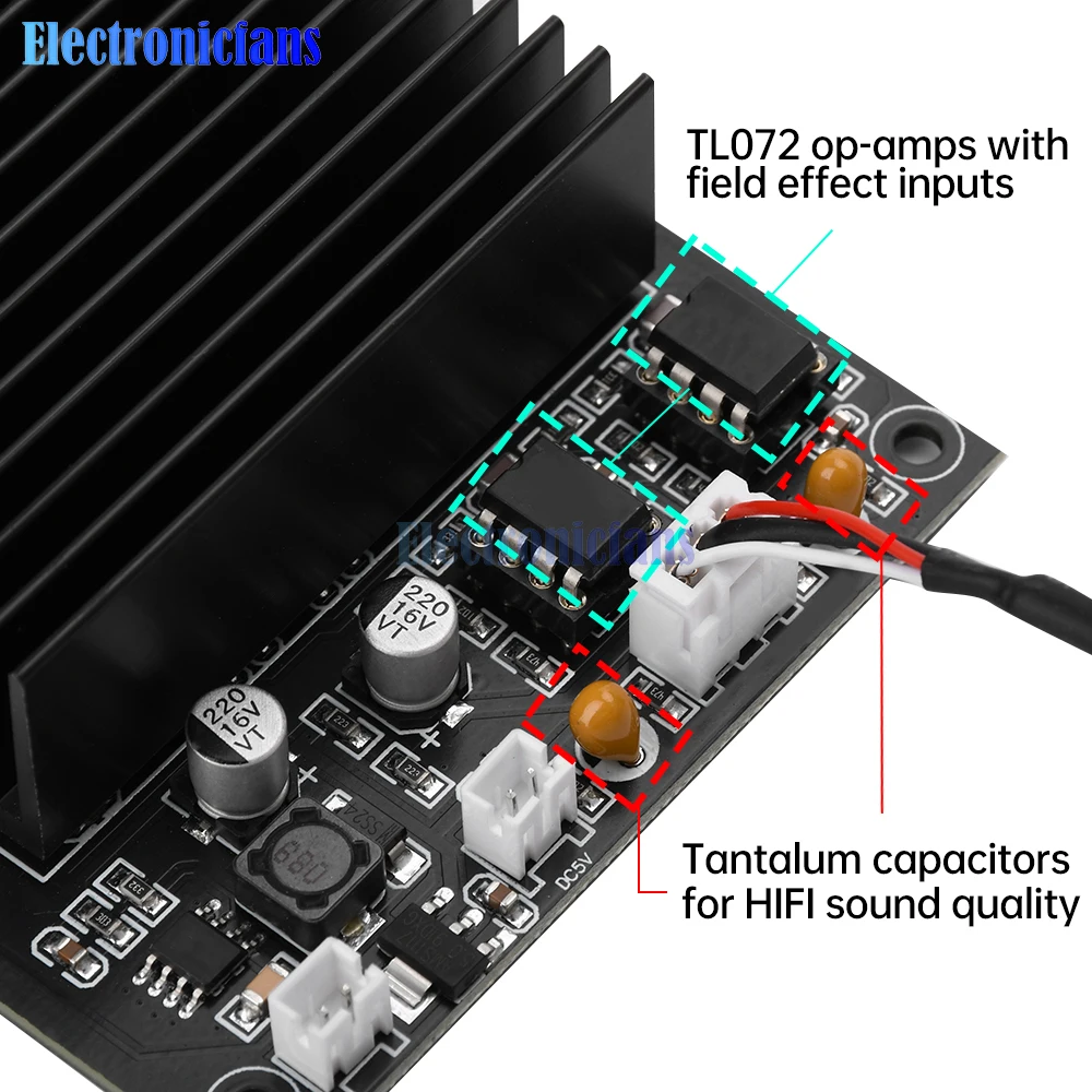 ハイパワーデジタルアンプボード、フィーバーhifi、デュアルチャンネル、2x300w、tpa3255、600w