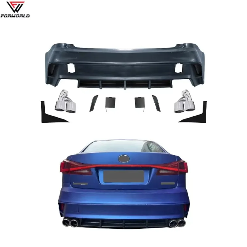 Manufacturing Old to New for Lexus IS 06-12 to 21 IS Kit Accessories Car Body Kit with Front Rear Bumper!