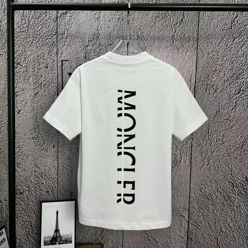 

Summer Fashion Luxury Brand Y2KT-shirt Pure Cotton Flat Print Large Size Round Neck Short Sleeve Men's and Women's Top T-shirt