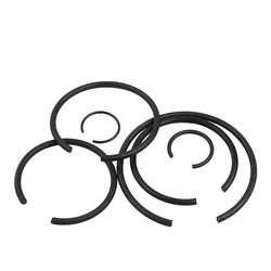 Steel Wire Retaining Ring For 70 Manganese Steel Hole / Elastic Snap Ring For C-Type Hole / Bearing Snap Ring Stop Ring