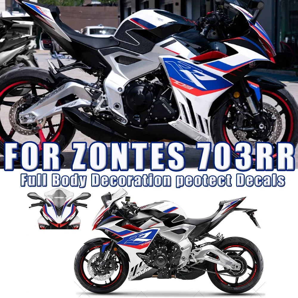 

FOR ZONTES 703RR 703 RR Motorcycle Modification Head Body Print Front Body Sticker Decals Decorative Stickers Accessories