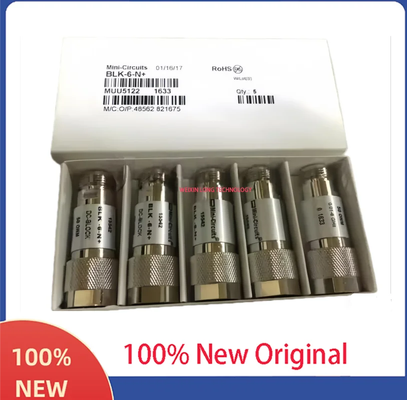 

BLK-6-N+ Isolation Filter, Frequency: 10 - 6000 MHz, Mini-Circuits