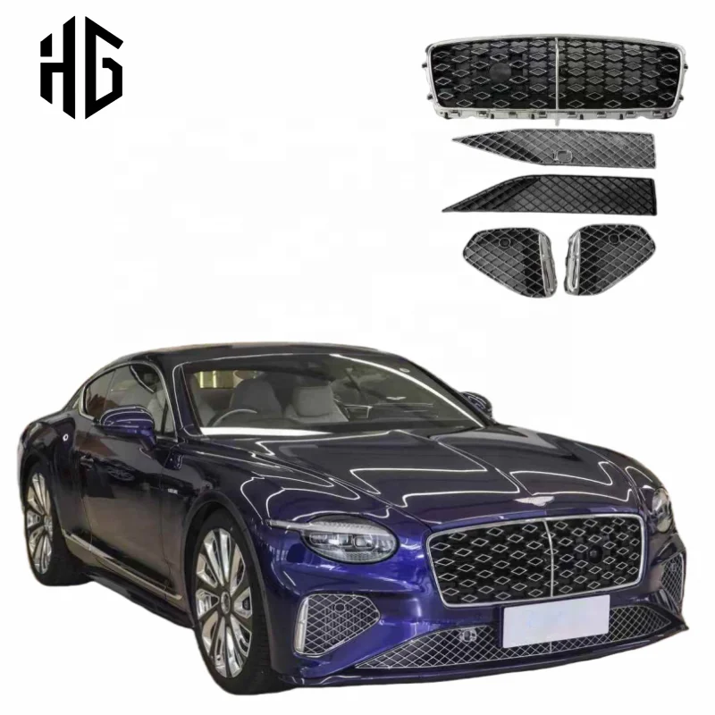 OEM Front Grille KIT for 2025 for Bentley GT New Condition with Part Numbers 3SD807679D and 3SD807680D