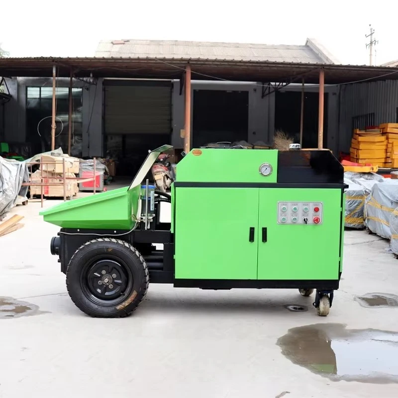 

Electric Mini Concrete Trailer Pump Diesel Hydraulic Cement Mortar Concrete Pump for Sale Good Price