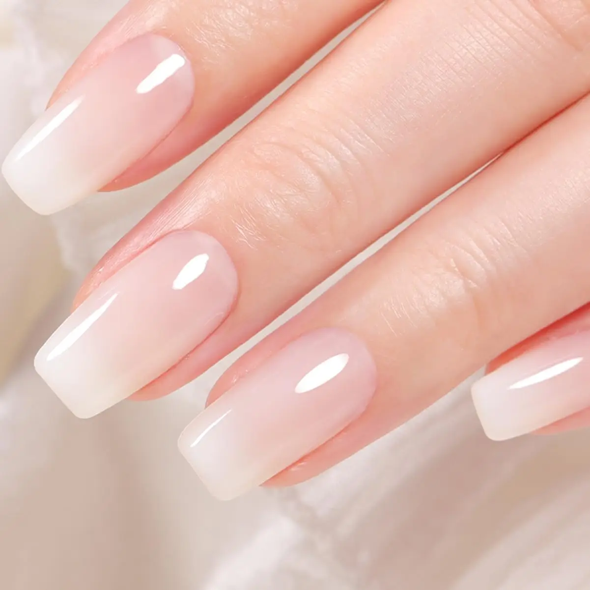 BORN PRETTY Milky White Gel Nail Polish 10ML Opal Jelly White Translucent Natural Color Gel Polish Nail Art Manicure Varnish