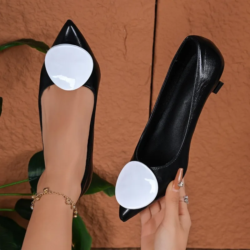 

Customized Processing Fashion High-heeled Shoes White-collar Commuter Work Women's High-heeled Single Shoes
