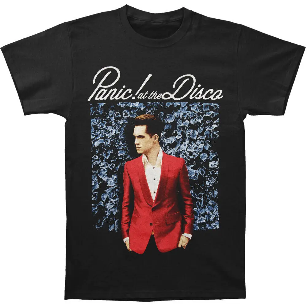 Men's Panic At The Disco Blue Wall Slim Fit T shirt X Large Black