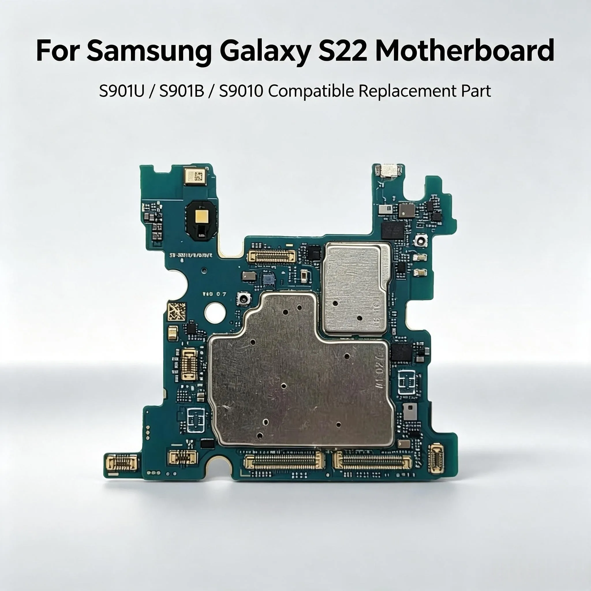 Fully Tested Unlocked Replacement Mainboard Repair Accessory For Samsung Galaxy S22 SM-S901U SM-S901B SM-S9010 Logic Motherboard