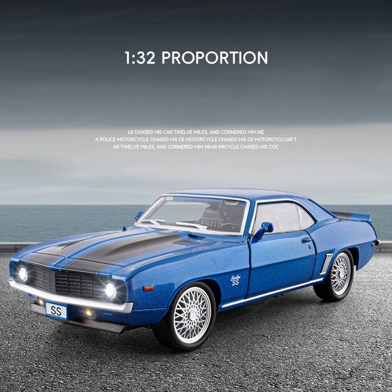 

1:32 SS Sports Supercar из сплава, литая под давлением модель автомобиля, классическая модная домашняя коллекция для хобби, подарок для друга