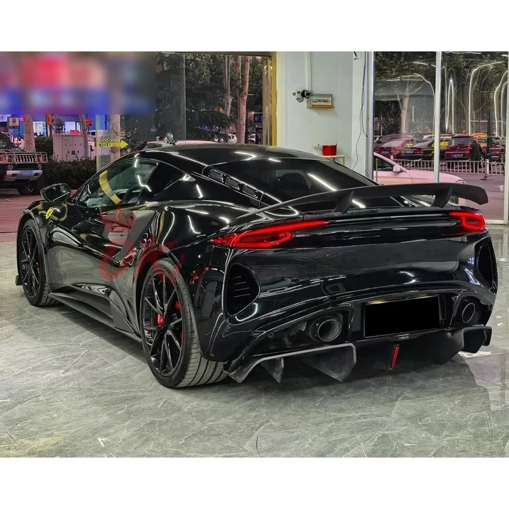 Emira VorST Style Dry Carbon Fiber Rear Spoiler GT Wing for Lotus Emira