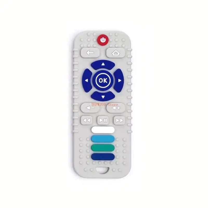 

U50F Remote Control Teething Toy Molar Teether Chew Toy Gift for Girls Boys