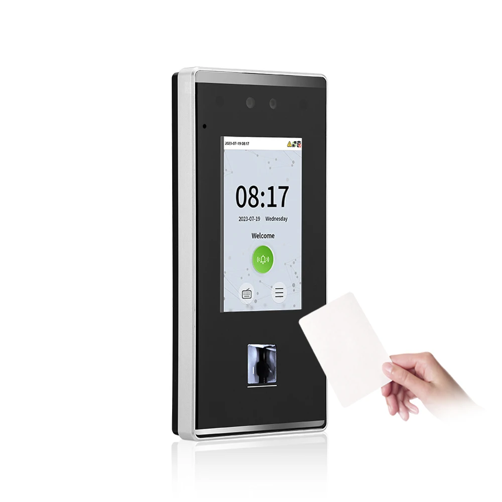 IC Card And Face Recognition Biometric Time Attendance System WIFI TCP/IP/USB Port IP65 Waterproof Facepro4/IC/WIFI