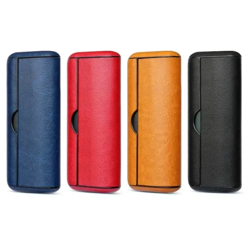 4 Colors Case for IQOS ILUMA Prime PU Leather Protective Cover Portable Anti-fall Dust-proof Decoration Cover IQOS Accessories