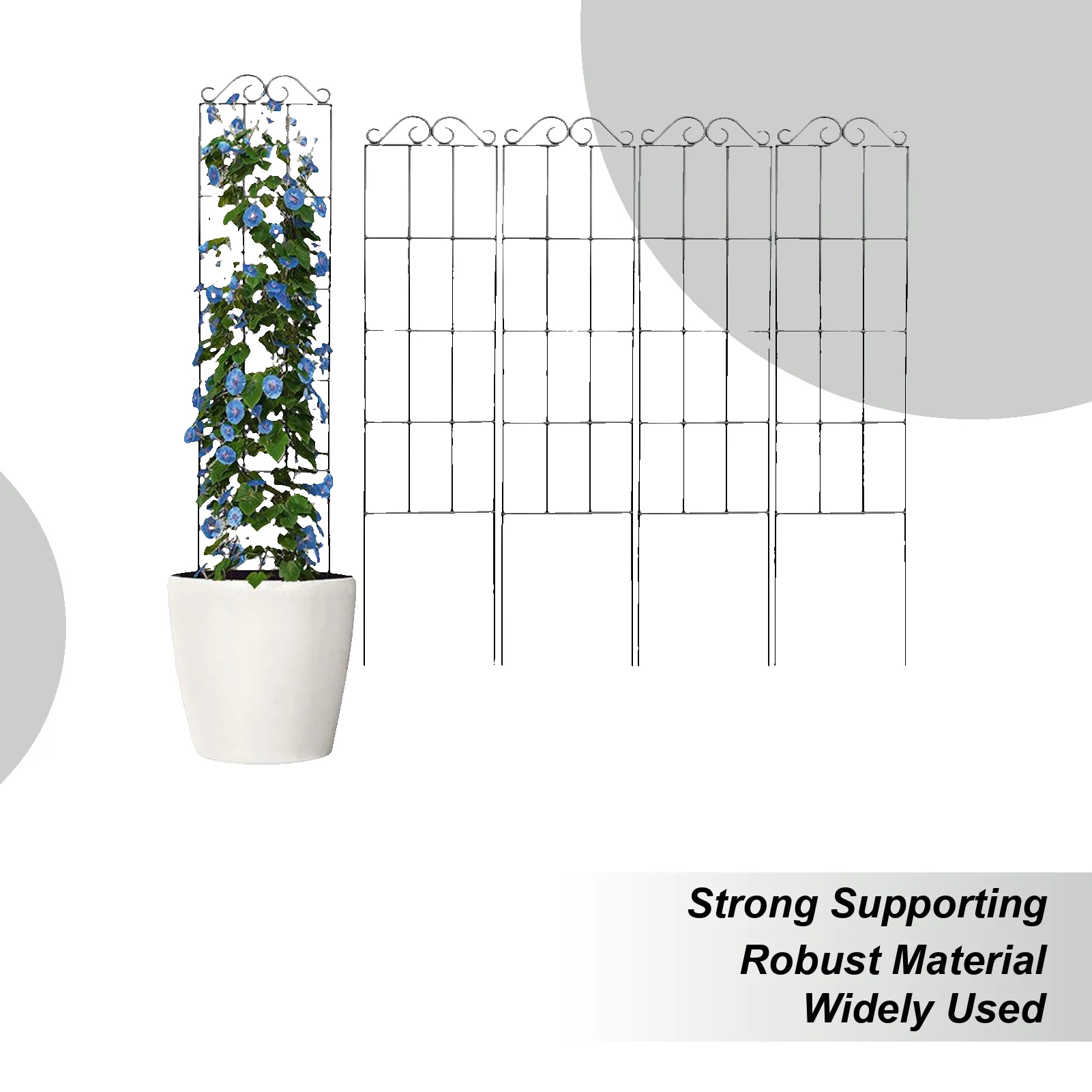 Plant climbing Support Trellis Metal Potted Vine Support Garden plant flower arrangement bracket DIY Vines Pot Plant Stand
